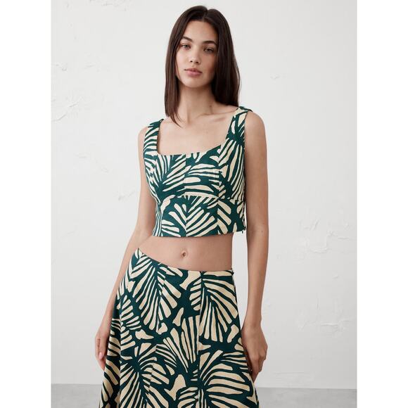 Banana Republic Linenblend Squareneck Bustier - 8 - Picture 3 of 4